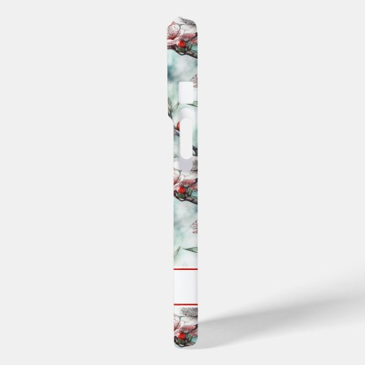 Cherry Blossoms Sakura Print Monogrammed Case-Mate iPhoneケース (裏面 / 左)