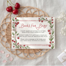 Cherry Books for Baby Card エンクロージャーカード