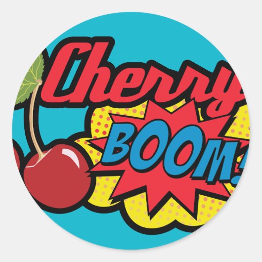 Cherry Boom!! ラウンドシール (正面)