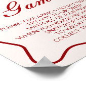 Cherry Bridal Shower Ring Game  Poster ポスター (角)