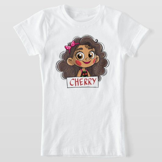 Cherry _ By: Ahmad Qaddura Tシャツ (レイダウン)