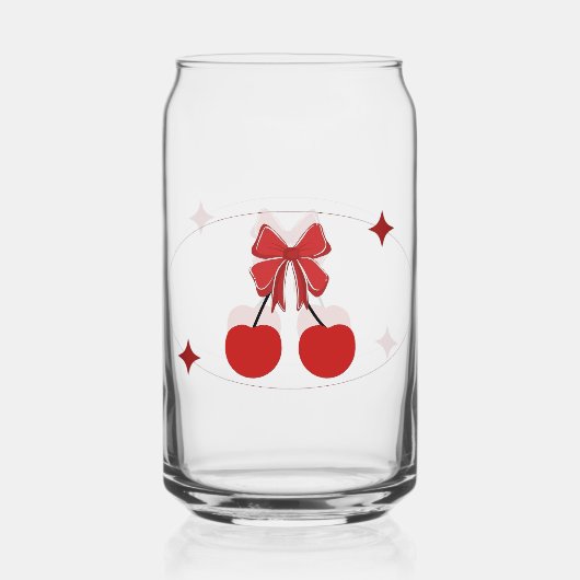 Cherry Can Glass ガラス缶 (正面)