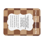 Cherry Cheesecake Recipe マグネット (横)