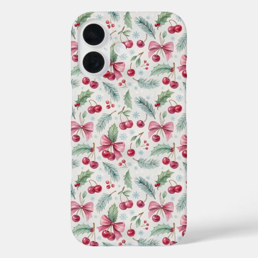 Cherry Christmas Case-Mate iPhoneケース (裏面)