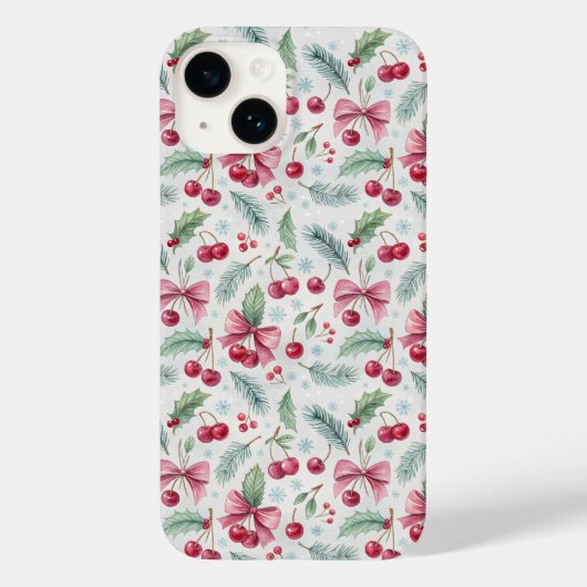 Cherry Christmas Case-Mate iPhoneケース (裏面)