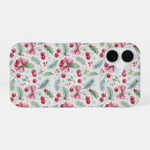 Cherry Christmas iPhone 16ケース (裏面横)
