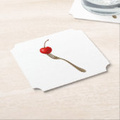 Cherry Coaster ペーパーコースター (アングル)