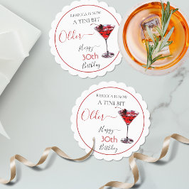 Cherry cocktail A tini bit Older Birthday ペーパーコースター