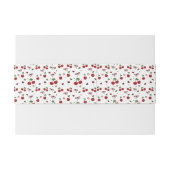 Cherry Couple Pink & Red Wedding 招待状ベリーバンド (裏面例)