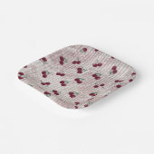 Cherry Crochet  Pastel Pink  ペーパープレート (傾斜あり)