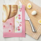 Cherry Cupcake Kitchen Towel  キッチンタオル (四つ折り)