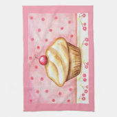 Cherry Cupcake Kitchen Towel  キッチンタオル (縦)