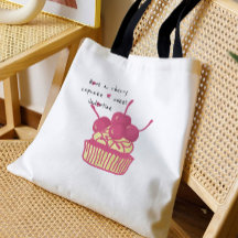 Cherry Cupcake Valentine – Hand-Drawn Dessert