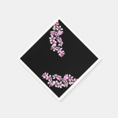 Cherry flowers スタンダードカクテルナプキン (角)