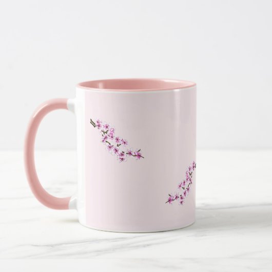 Cherry flowers マグカップ (左)