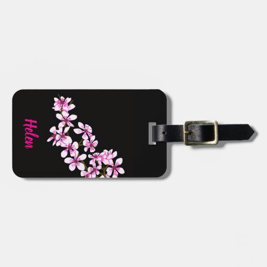 Cherry flowers ラゲッジタグ (正面横)