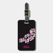 Cherry flowers ラゲッジタグ (正面縦)