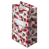 Cherry Fruit pattern スモールペーパーバッグ (正面アングル)