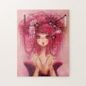 Cherry geisha ジグソーパズル (縦)