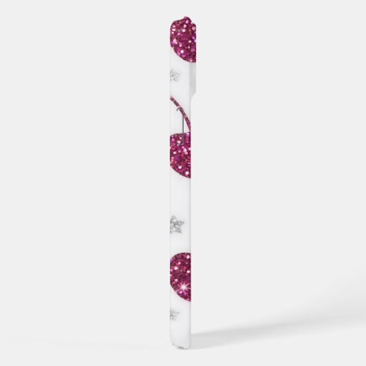 Cherry Glamour Y2K Aesthetic iPhoneケース (右側面)