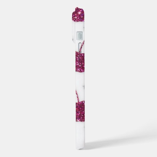 Cherry Glamour Y2K Aesthetic iPhoneケース (左側面)