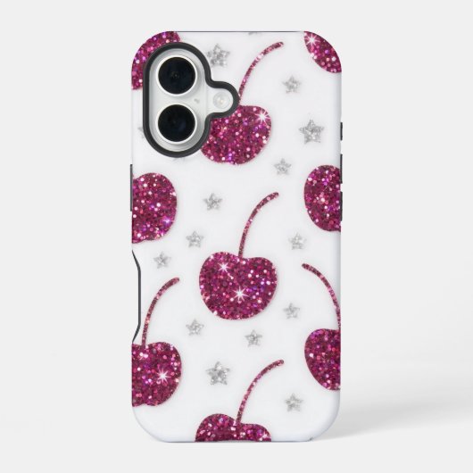 Cherry Glamour Y2K Aesthetic iPhone 16ケース (裏面)
