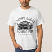 Cherry Grove Pier North Myrtle Beach S.C. Dock Pho Tシャツ (正面)