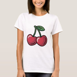 Cherry Hearts Tシャツ