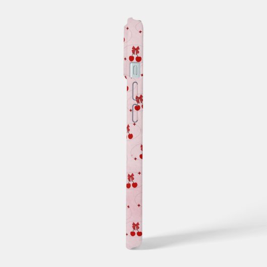 Cherry iPhone 15ケース (左側面)