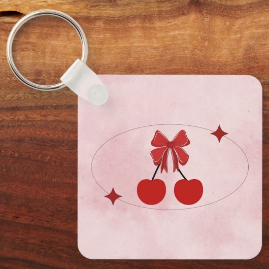 Cherry Keychain キーホルダー (正面)