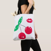 cherry kiss brillo トートバッグ (クローズアップ)