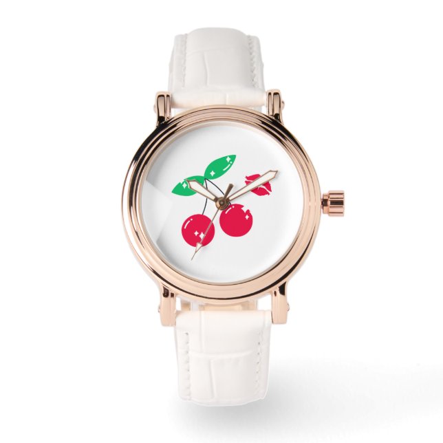 cherry kiss brillo 腕時計 (正面)