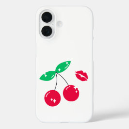 cherry kiss brillo iPhone 16ケース