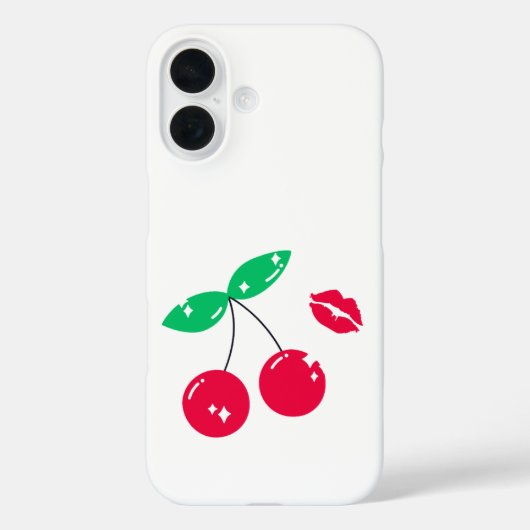 cherry kiss brillo Case-Mate iPhoneケース (裏面)