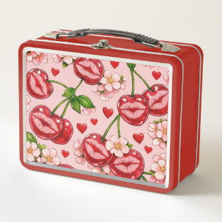 Cherry Kiss Lunchbox  メタルランチボックス