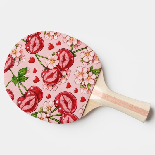 Cherry Kiss Ping Pong Paddle 卓球ラケット (横)