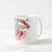 Cherry Mug – Cute Motivational Gift for Self-Love コーヒーマグカップ (正面右)