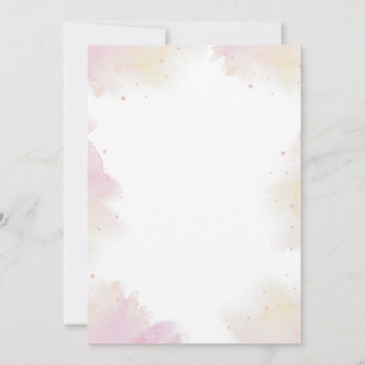 Cherry on Top Baby Shower 招待状 (裏面)