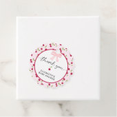 Cherry On Top Baby Shower Coquette Pink Cute フェイバータグ (インサイチュ)