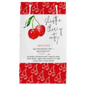 Cherry On Top 🍒 Bachelorette Party Recovery Kit スモールペーパーバッグ (正面)