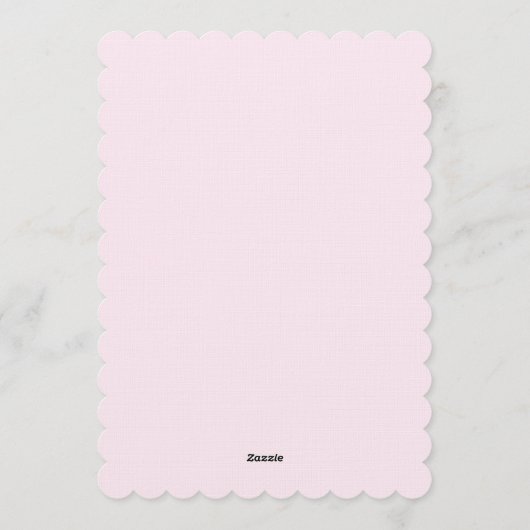 Cherry On Top Bridal Shower Coquette Bow Stripes 招待状 (裏面)