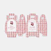 Cherry On Top Coquette Bow Baby Shower フェイバーボックス (折り畳みなし)