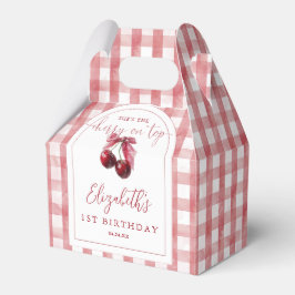 Cherry On Top Coquette Bow Birthday フェイバーボックス