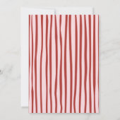 Cherry on Top hand drawn girl Baby Shower 招待状 (裏面)