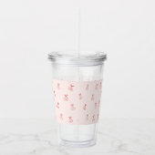  Cherry Outline Minimalism アクリルタンブラー (右)