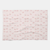 Cherry Outline Minimalism キッチンタオル (横)