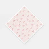  Cherry Outline Minimalism スタンダードランチョンナプキン (角)