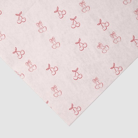 Cherry Outline Minimalism 薄葉紙 (詳細)