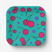 Cherry Paper Plates ペーパープレート (正面)