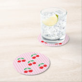 Cherry Paper Round Coasters ラウンドペーパーコースター (インサイチュ)